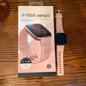 Fitbit Versa 2 Smartwatch Pink Lightly Used